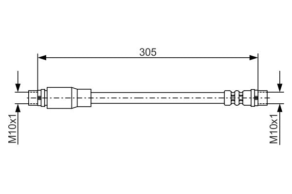 Bosch 1987476171 Brake Hose - 5