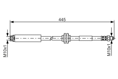 Bosch 1987476180 Brake Hose - 5