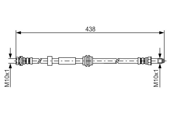 Bosch 1987476181 Brake Hose - 5