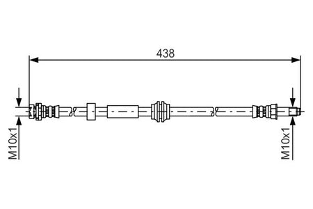 Bosch 1987476181 Brake Hose - 5