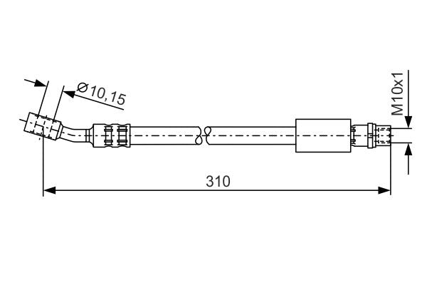 Bosch 1987476202 Brake Hose - 5