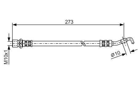 Bosch 1987476212 Brake Hose - 5