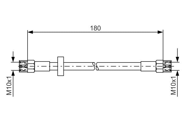 Bosch 1987476216 Brake Hose - 5