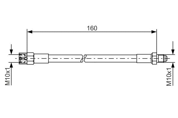 Bosch 1987476230 Brake Hose - 5