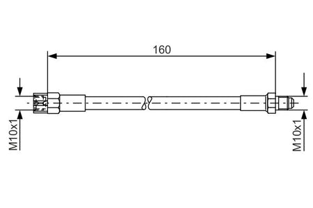 Bosch 1987476230 Brake Hose - 5