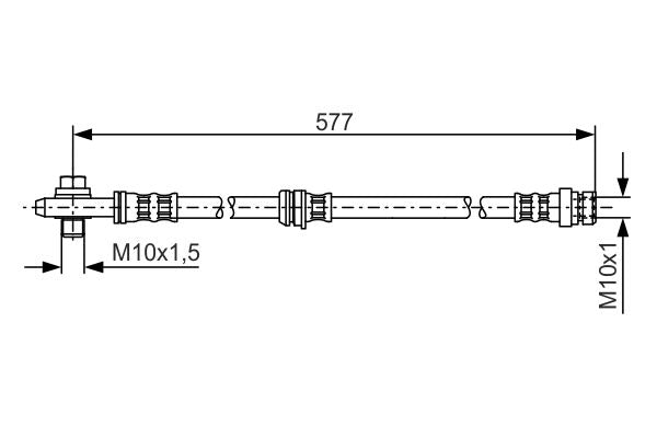 Bosch 1987476282 Brake Hose - 5