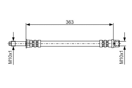 Bosch 1987476295 Brake Hose - 5