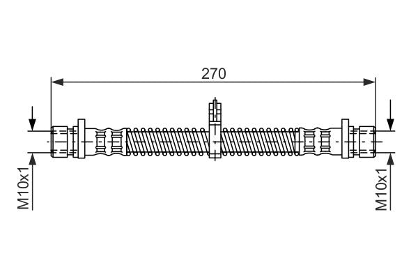 Bosch 1987476349 Brake Hose - 5