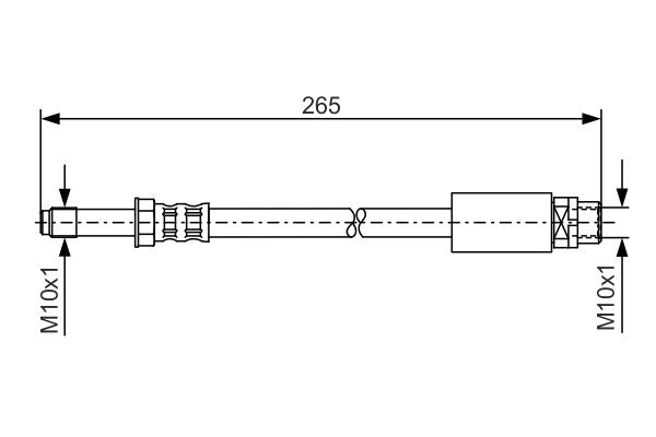Bosch 1987476359 Brake Hose - 5
