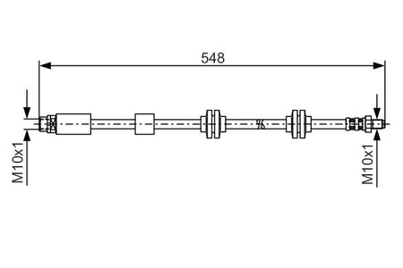Bosch 1987476360 Brake Hose - 5