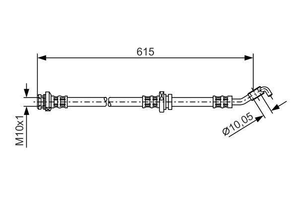 Bosch 1987476362 Brake Hose - 5