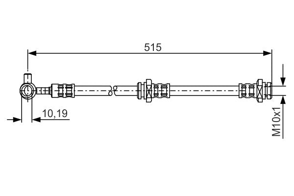 Bosch 1987476376 Brake Hose - 5