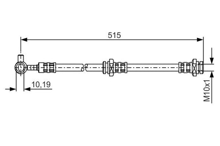 Bosch 1987476376 Brake Hose - 5