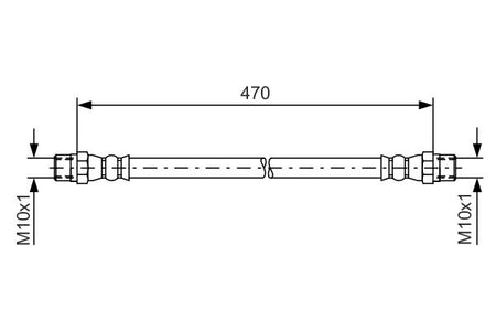 Bosch 1987476392 Brake Hose - 5