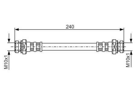 Bosch 1987476395 Brake Hose - 1