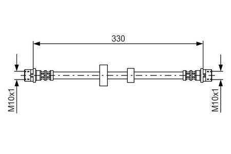 Bosch 1987476411 Brake Hose - 5