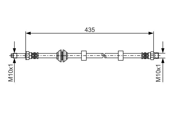 Bosch 1987476415 Brake Hose - 5