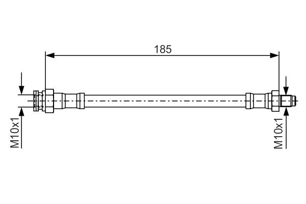 Bosch 1987476416 Brake Hose - 5