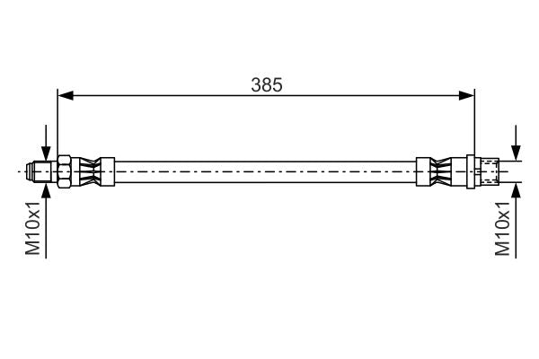 Bosch 1987476439 Brake Hose - 5