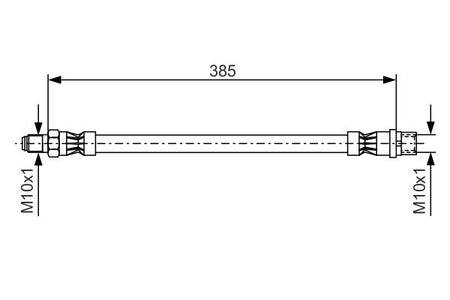 Bosch 1987476439 Brake Hose - 5