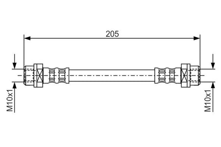Bosch 1987476477 Brake Hose - 5