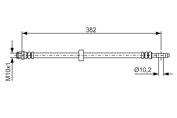 Bosch 1987476696 Brake Hose - 5