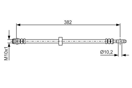 Bosch 1987476696 Brake Hose - 5