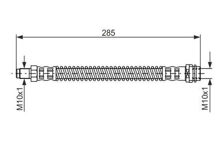 Bosch 1987476841 Brake Hose - 1