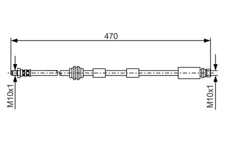 Bosch 1987476882 Brake Hose - 5