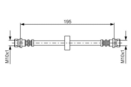 Bosch 1987476884 Brake Hose - 5