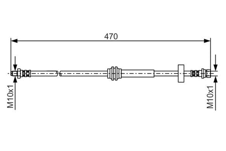 Bosch 1987476885 Brake Hose - 5