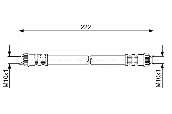 Bosch 1987476914 Brake Hose - 5