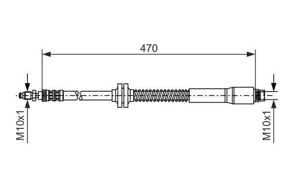 Bosch 1987476951 Brake Hose - 5