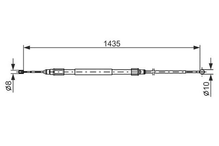 Bosch 1987477946 Cable Pull, parking brake - 5