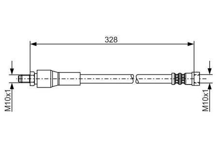 Bosch 1987481001 Brake Hose - 1