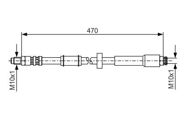 Bosch 1987481004 Brake Hose - 5