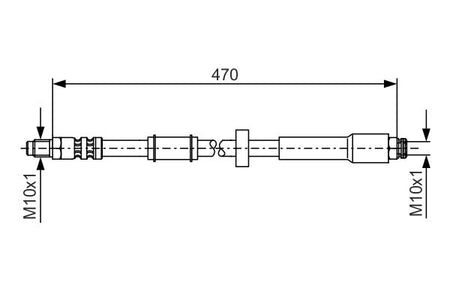 Bosch 1987481004 Brake Hose - 5