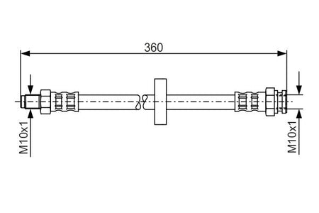 Bosch 1987481017 Brake Hose - 1
