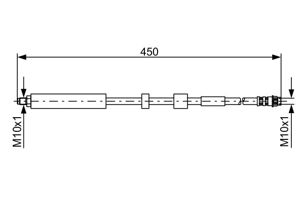 Bosch 1987481051 Brake Hose - 1
