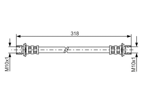 Bosch 1987481062 Brake Hose - 5