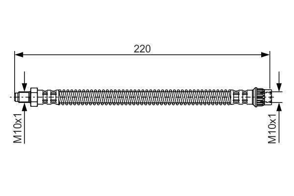 Bosch 1987481090 Brake Hose - 5