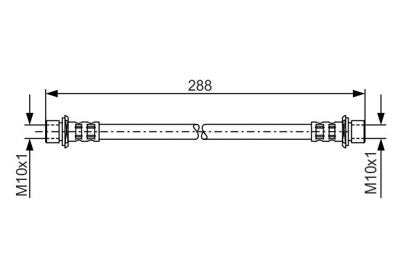 Bosch 1987481129 Brake Hose - 5