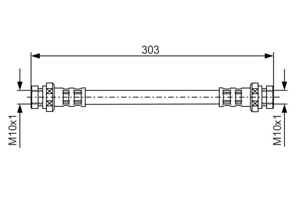 Bosch 1987481164 Brake Hose - 5