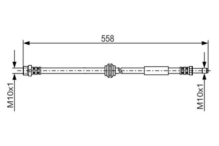 Bosch 1987481182 Brake Hose - 5