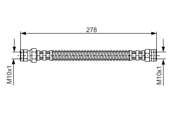 Bosch 1987481280 Brake Hose - 5
