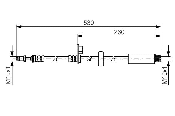 Bosch 1987481395 Brake Hose - 5