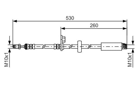 Bosch 1987481395 Brake Hose - 5