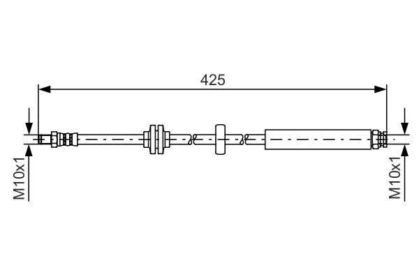 Bosch 1987481398 Brake Hose - 5