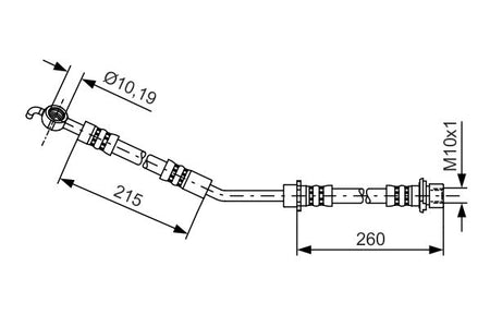 Bosch 1987481409 Brake Hose - 1