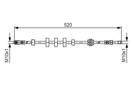 Bosch 1987481431 Brake Hose - 5